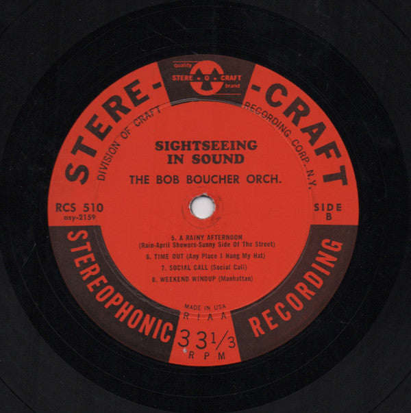 Bob Boucher Orchestra - Sightseeing In Sound - LP