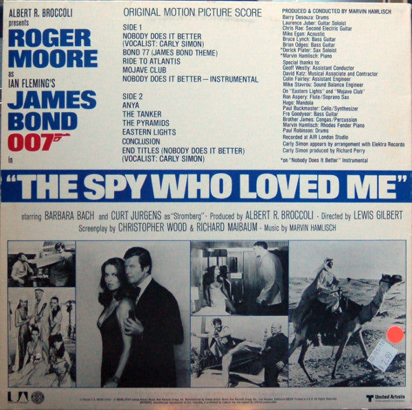 Marvin Hamlisch - The Spy Who Loved Me (Original Motion Picture Score) - LP