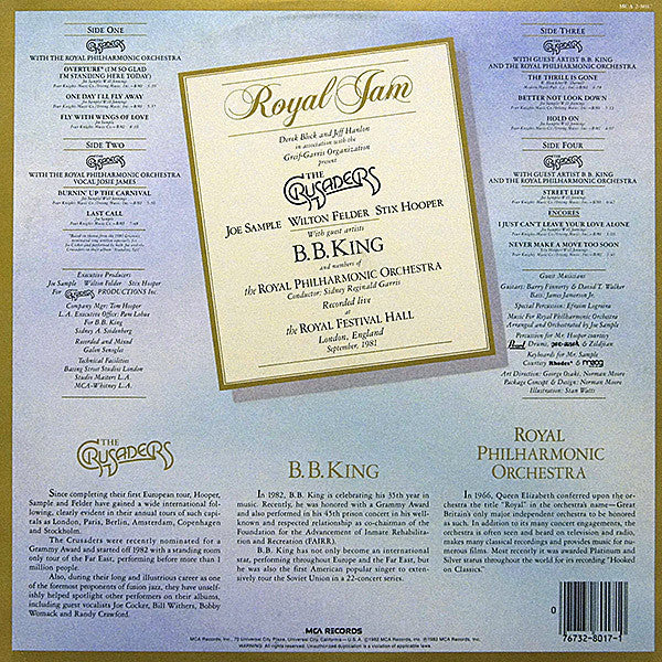 The Crusaders With B.B. King & The Royal Philharmonic Orchestra - Royal Jam - LP