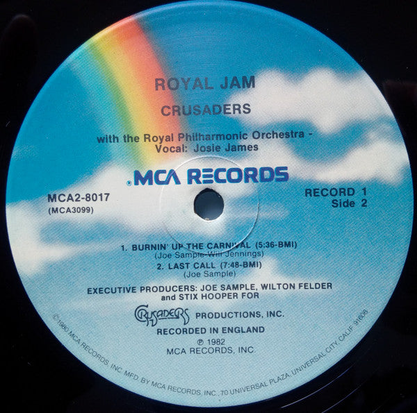 The Crusaders With B.B. King & The Royal Philharmonic Orchestra - Royal Jam - LP