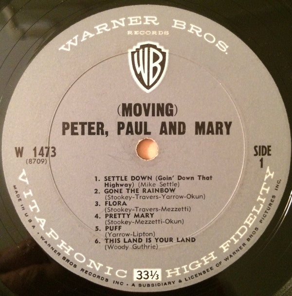 Peter, Paul And Mary* - (Moving) - LP
