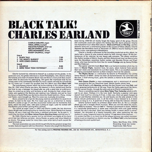 Charles Earland - Black Talk! - LP