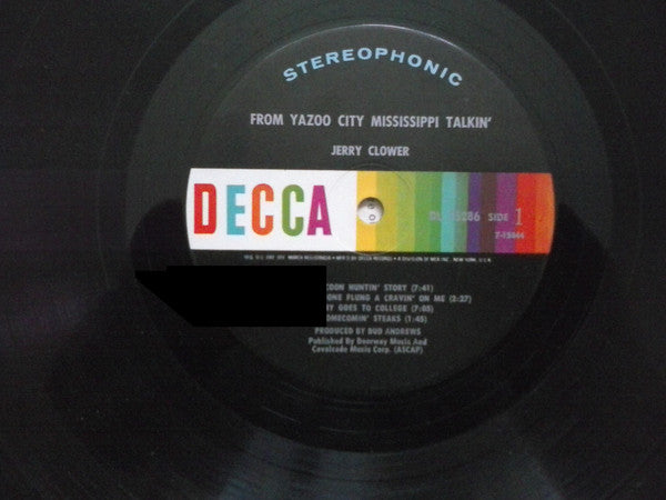 Jerry Clower - From Yazoo City Mississippi Talkin' - LP