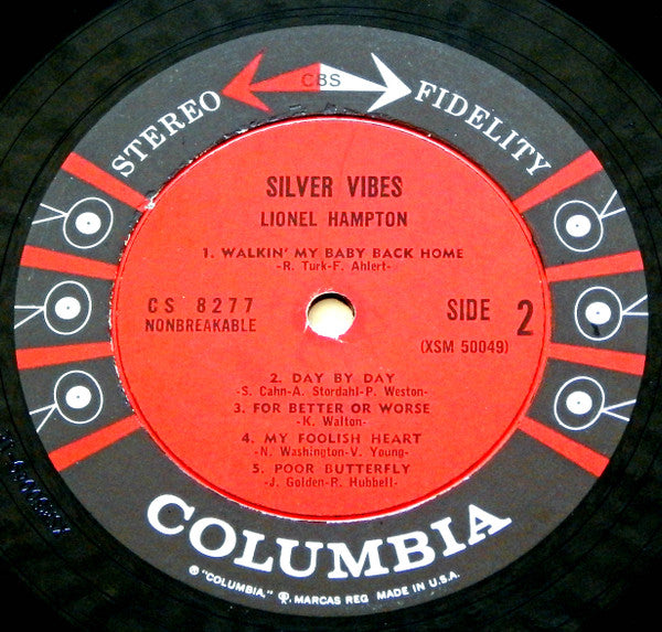 Lionel Hampton - Silver Vibes (With Trombones And Rhythm) - LP