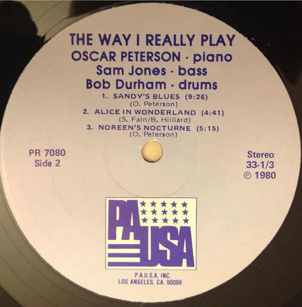 Oscar Peterson - The Way I Really Play - LP