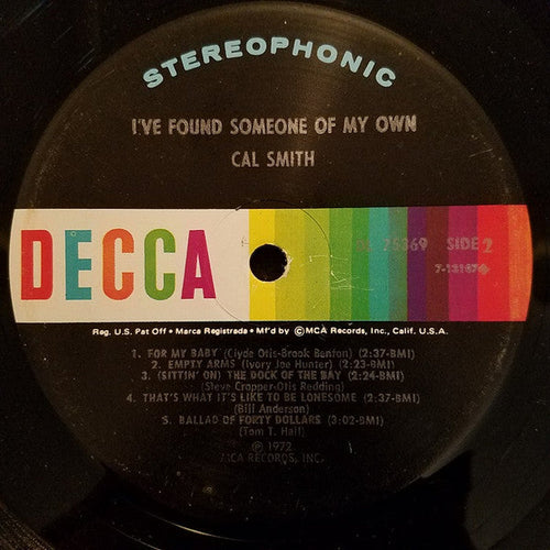 Cal Smith - I've Found Someone Of My Own - LP