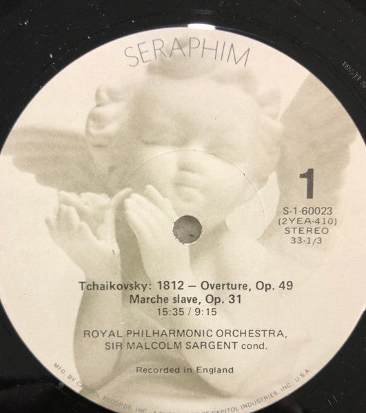 Tchaikovsky* / Sir Malcolm Sargent, Royal Philharmonic Orchestra - 1812 Overture - Marche Slave - Romeo And Juliet - Waltz From "Sleeping Beauty" - LP