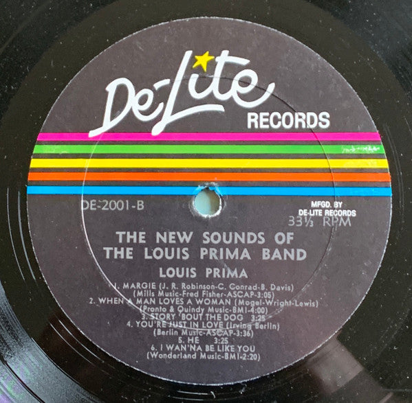Louis Prima, Sam Butera And The Witnesses, Gia Maione, Little Richie Varola - The New Sounds Of The Louis Prima Show - LP