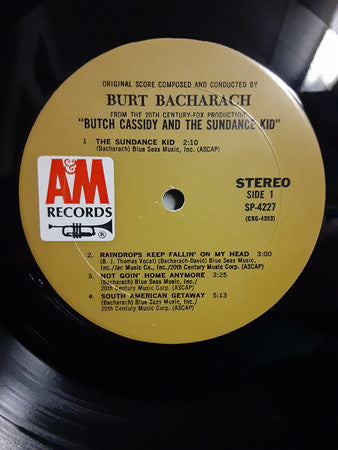 Burt Bacharach - Music From Butch Cassidy And The Sundance Kid - LP