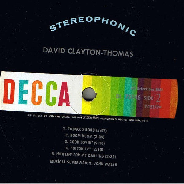 David Clayton-Thomas - David Clayton-Thomas! - LP