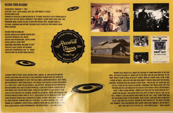 Robert Ealey And His The Five Careless Lovers - Live At The New Blue Bird Nite Club - LP NUMBERED VERSION