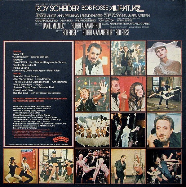 Various - All That Jazz - Music From The Original Motion Picture Soundtrack - LP