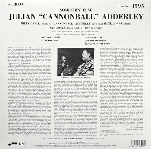 Cannonball Adderley - Somethin' Else - LP