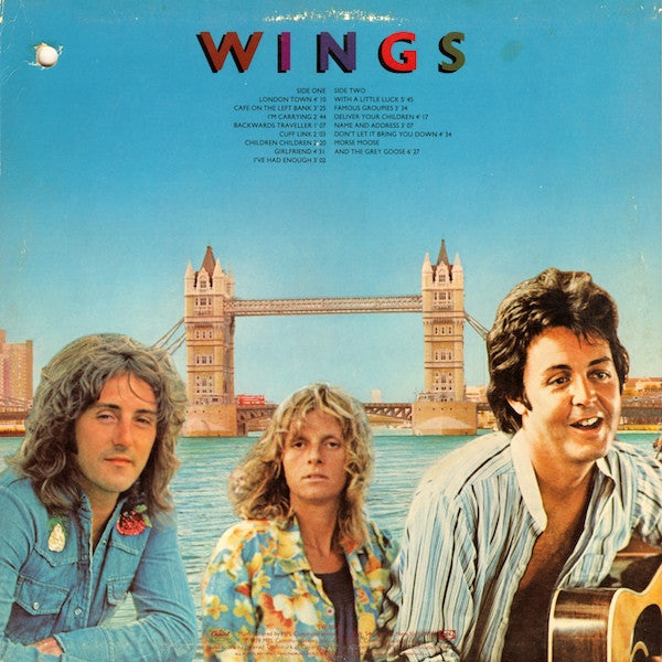 Wings (2) - London Town - LP