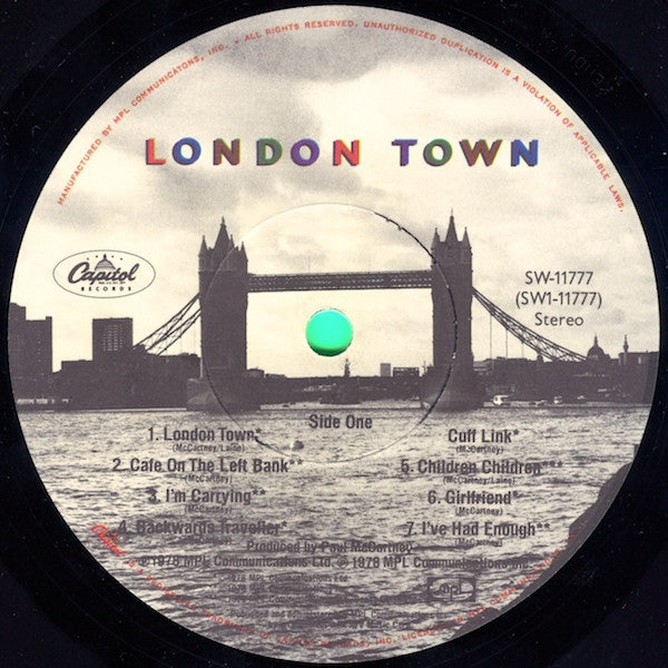 Wings (2) - London Town - LP