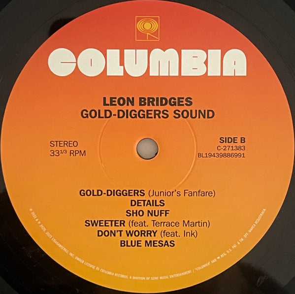 Leon Bridges - Gold-Diggers Sound - LP LE SOL - LP