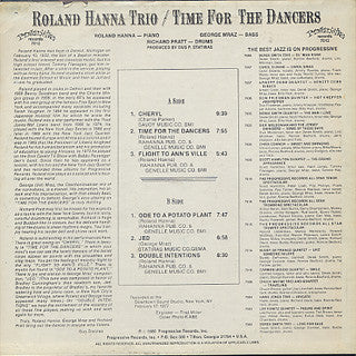 Roland Hanna Trio - Time For The Dancers - LP