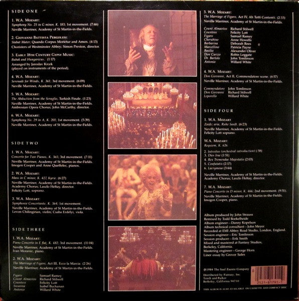 Neville Marriner*, Academy Of St. Martin-In-the-Fields* - Amadeus (Original Soundtrack Recording) - LP