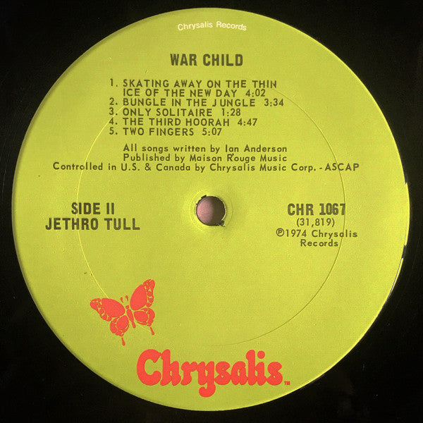 Jethro Tull - War Child - LP