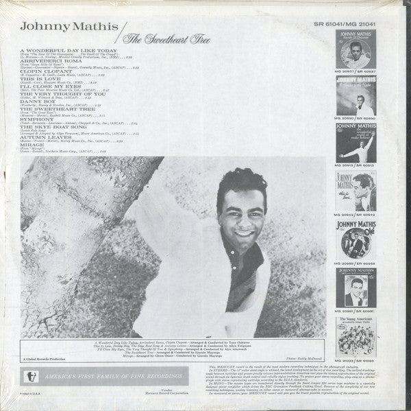 Johnny Mathis - The Sweetheart Tree - LP