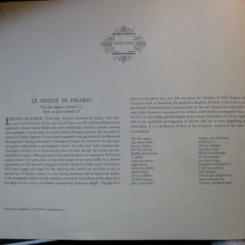 Anna Moffo / Mozart* / Philharmonia Orchestra / Alceo Galliera - Anna Moffo Sings Mozart Arias - LP