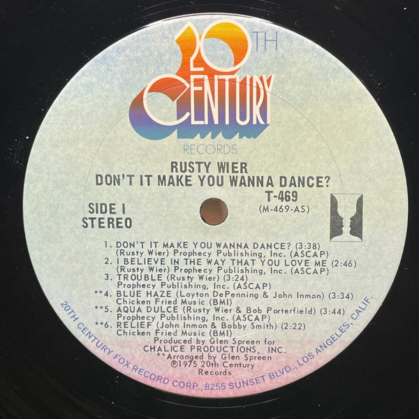 Rusty Wier - Don't It Make You Wanna Dance? - LP
