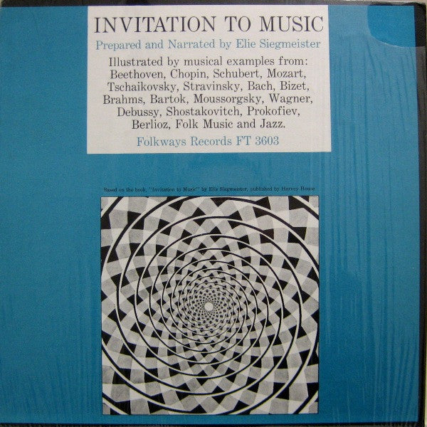 Elie Siegmeister - Invitation To Music - LP