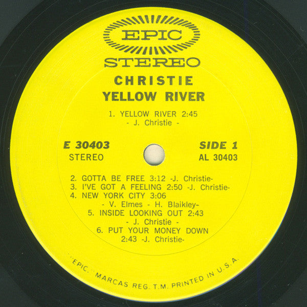 Christie - Yellow River - LP