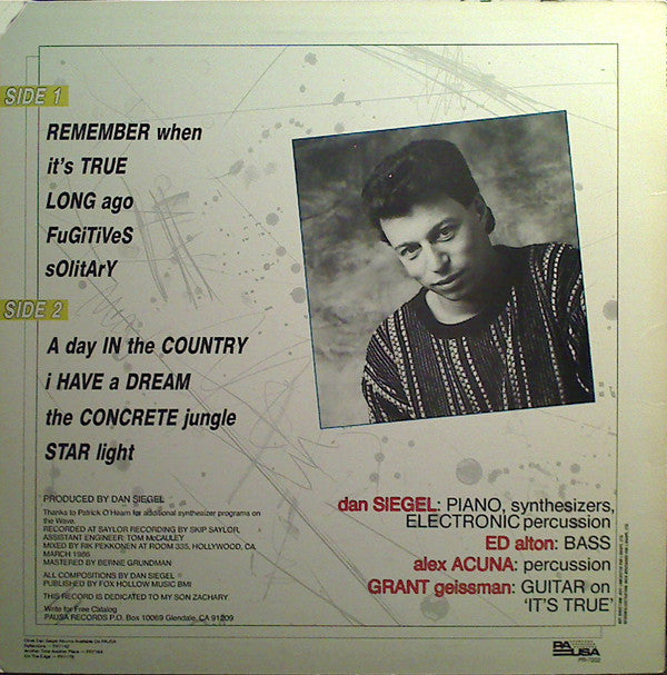 Dan Siegel - Short Stories - LP