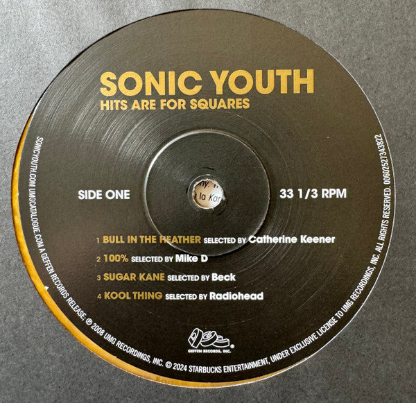 Sonic Youth - Hits Are For Squares - LP