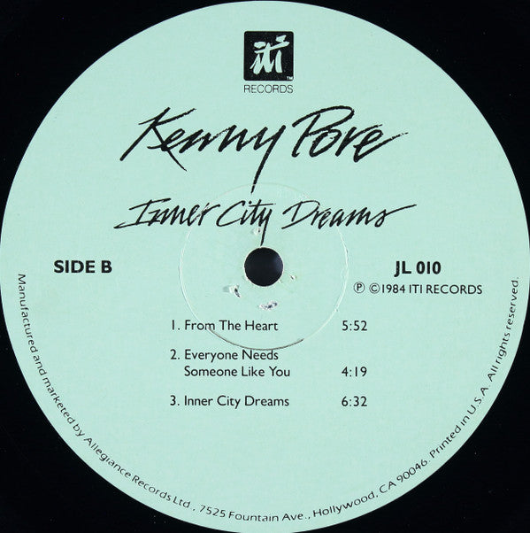 Kenny Pore - Inner City Dreams - LP