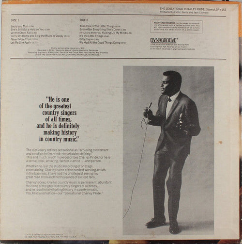 Charley Pride - The Sensational Charley Pride - LP