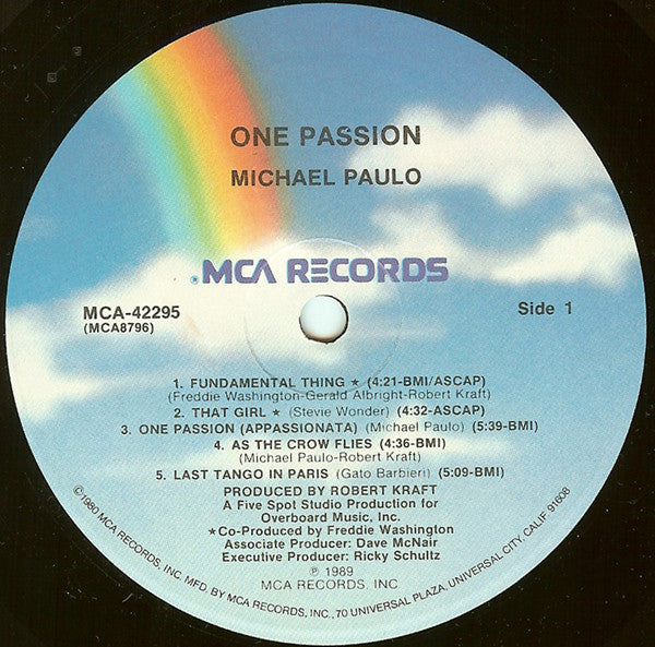 Michael Paulo - One Passion - LP