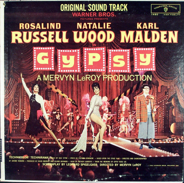 Rosalind Russell, Natalie Wood, Karl Malden - Gypsy (Original Sound Track) - LP