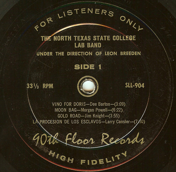 The North Texas State University Lab Band - North Texas Lab Band - LP