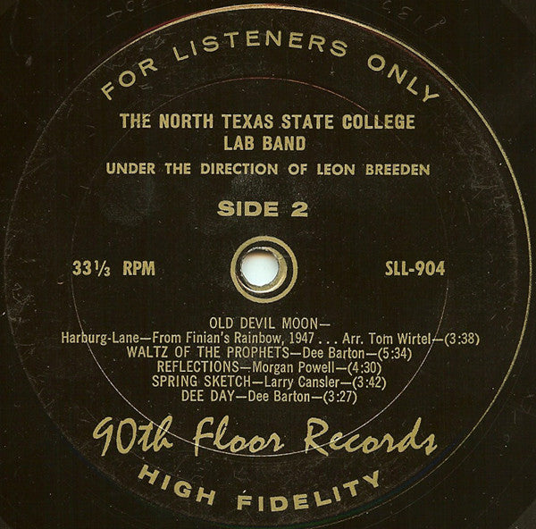 The North Texas State University Lab Band - North Texas Lab Band - LP
