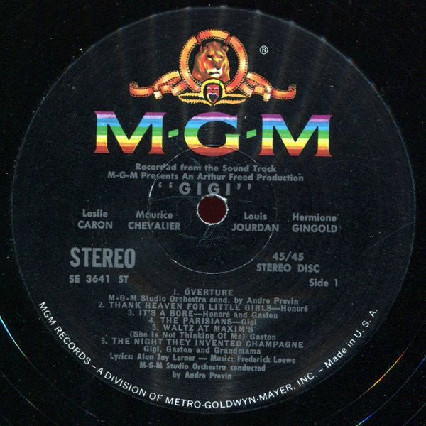 Various - "Gigi" - Original Cast Sound Track Album - LP