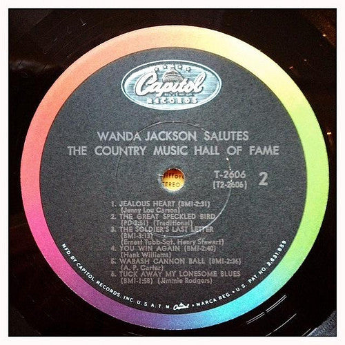 Wanda Jackson - Wanda Jackson Salutes The Country Music Hall Of Fame - LP