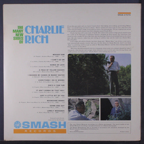 Charlie Rich - The Many New Sides Of Charlie Rich - LP