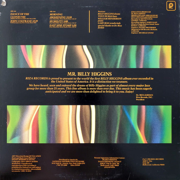Billy Higgins - Mr. Billy Higgins - LP