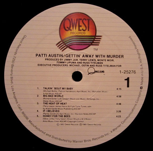 Patti Austin - Gettin' Away With Murder - LP