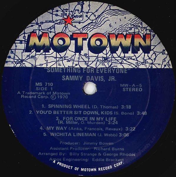 Sammy Davis Jr. - Something For Everyone - LP