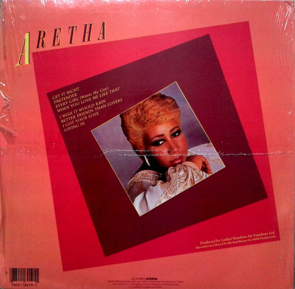 Aretha Franklin - Get It Right - LP