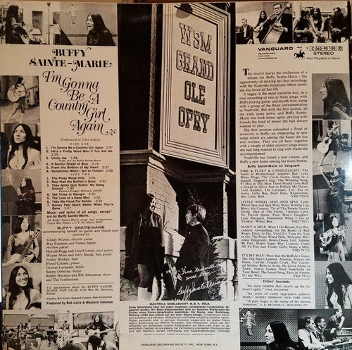 Buffy Sainte-Marie - I'm Gonna Be A Country Girl Again - LP