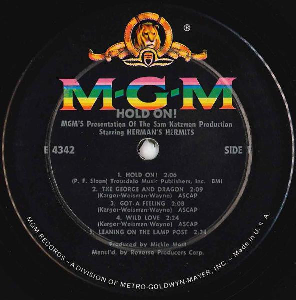 Herman's Hermits - Hold On! - LP