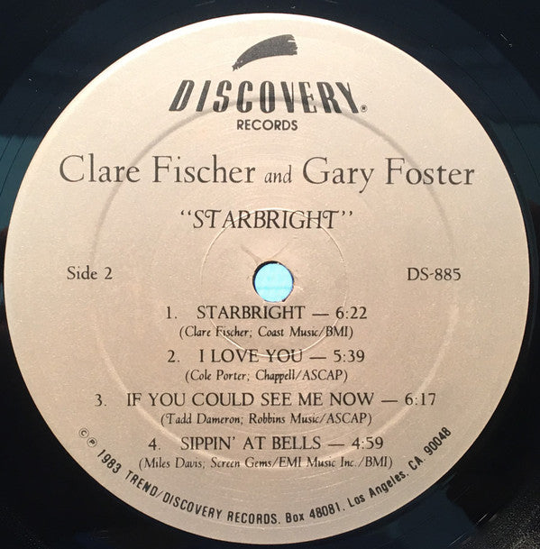 Clare Fischer And Gary Foster - Starbright