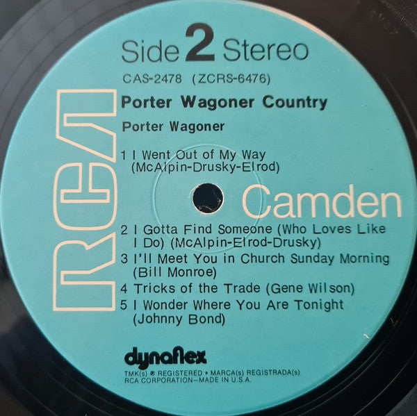 Porter Wagoner - Porter Wagoner Country - LP