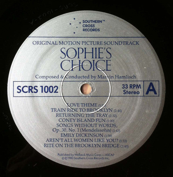 Marvin Hamlisch - Sophie's Choice (Original Motion Picture Soundtrack) - LP