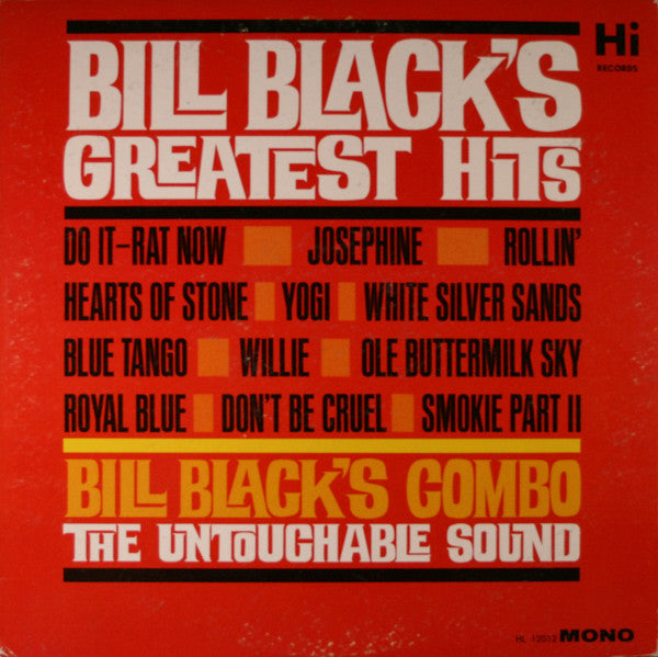 Bill Black's Combo - Bill Black's Greatest Hits - LP