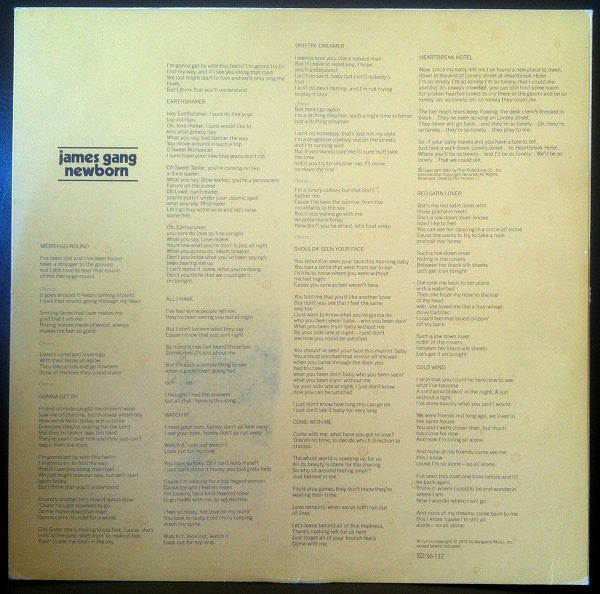 James Gang - Newborn - LP